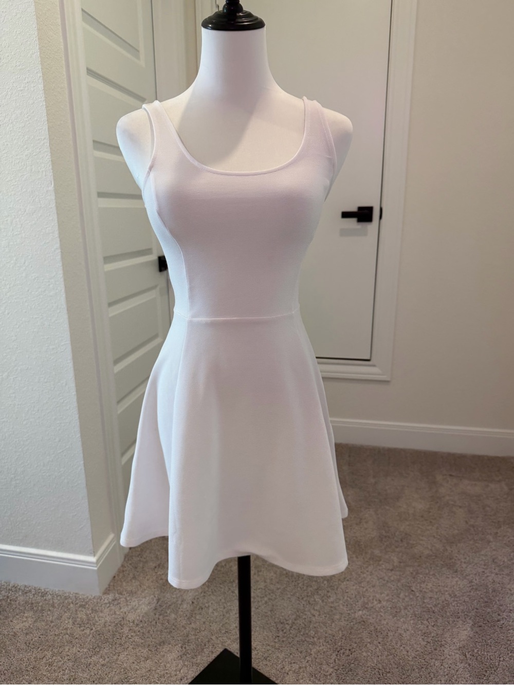 h&m white dress